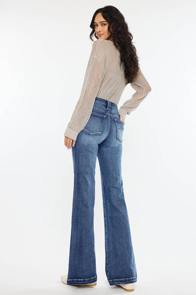 Avonlea High Rise Wide Leg Flare Jeans