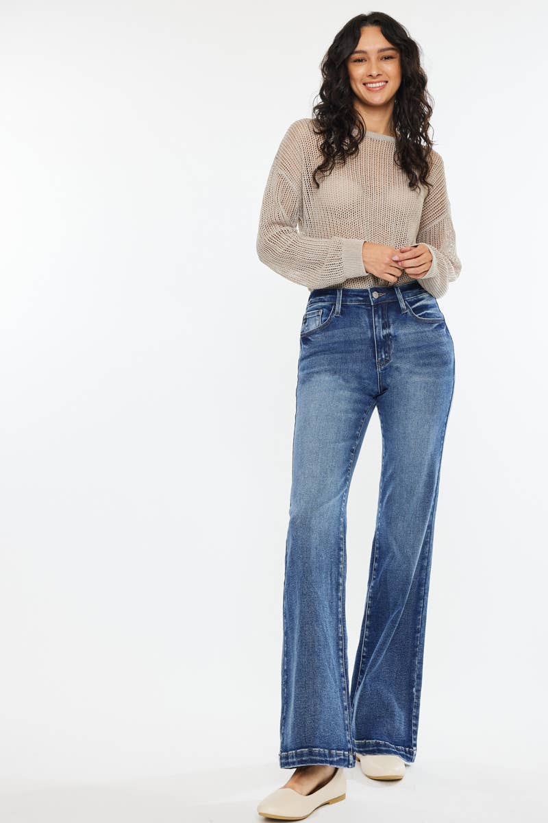 Avonlea High Rise Wide Leg Flare Jeans