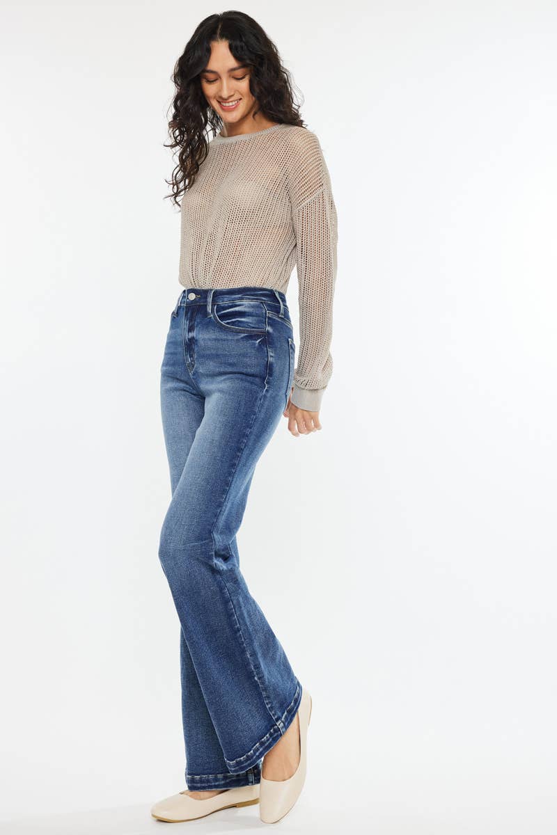 Avonlea High Rise Wide Leg Flare Jeans