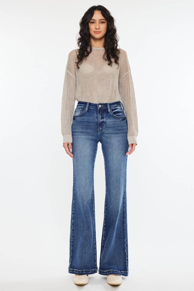Avonlea High Rise Wide Leg Flare Jeans