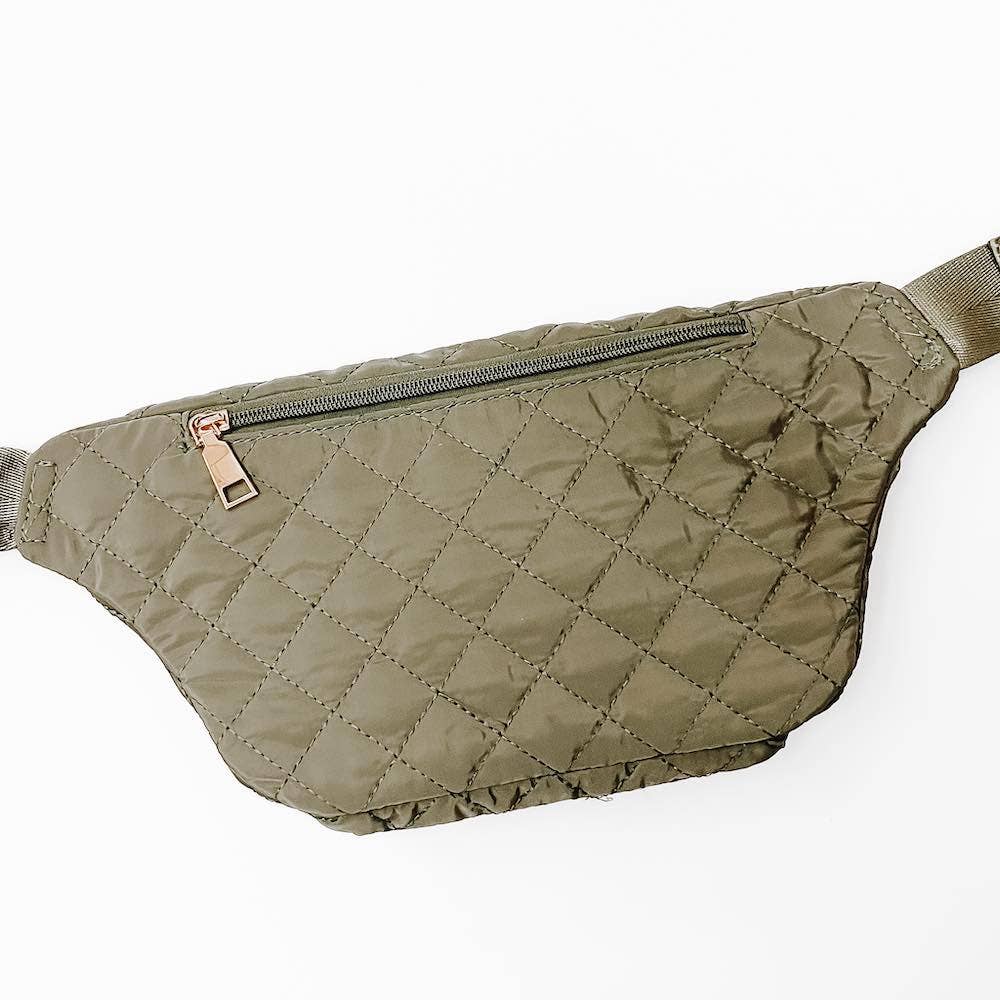 Stevie Sling Bag: Olive