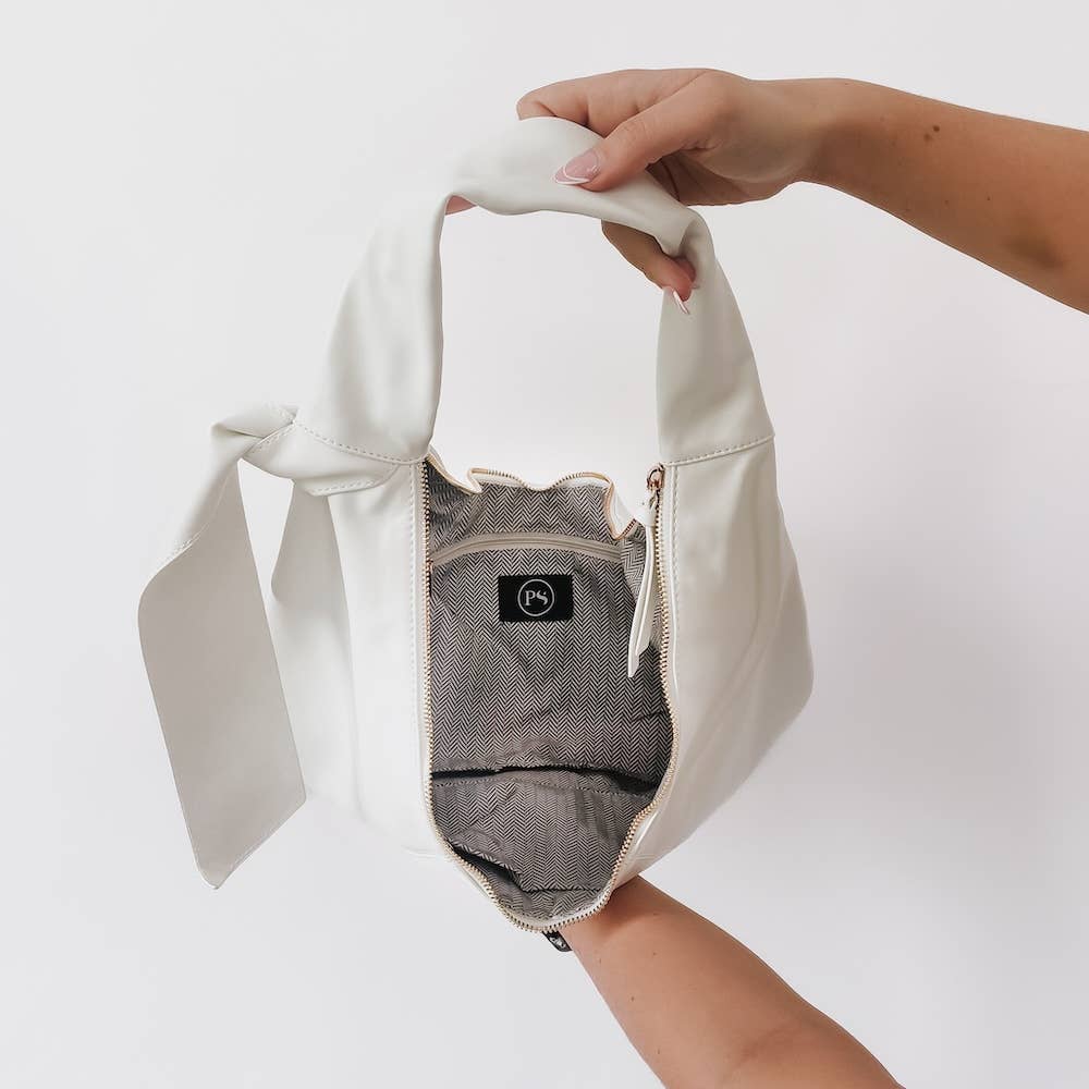 Bobbie Bow Hobo Shoulder Bag: Brown