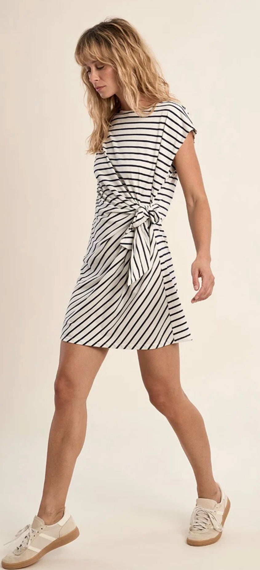 Short, Striped Dress