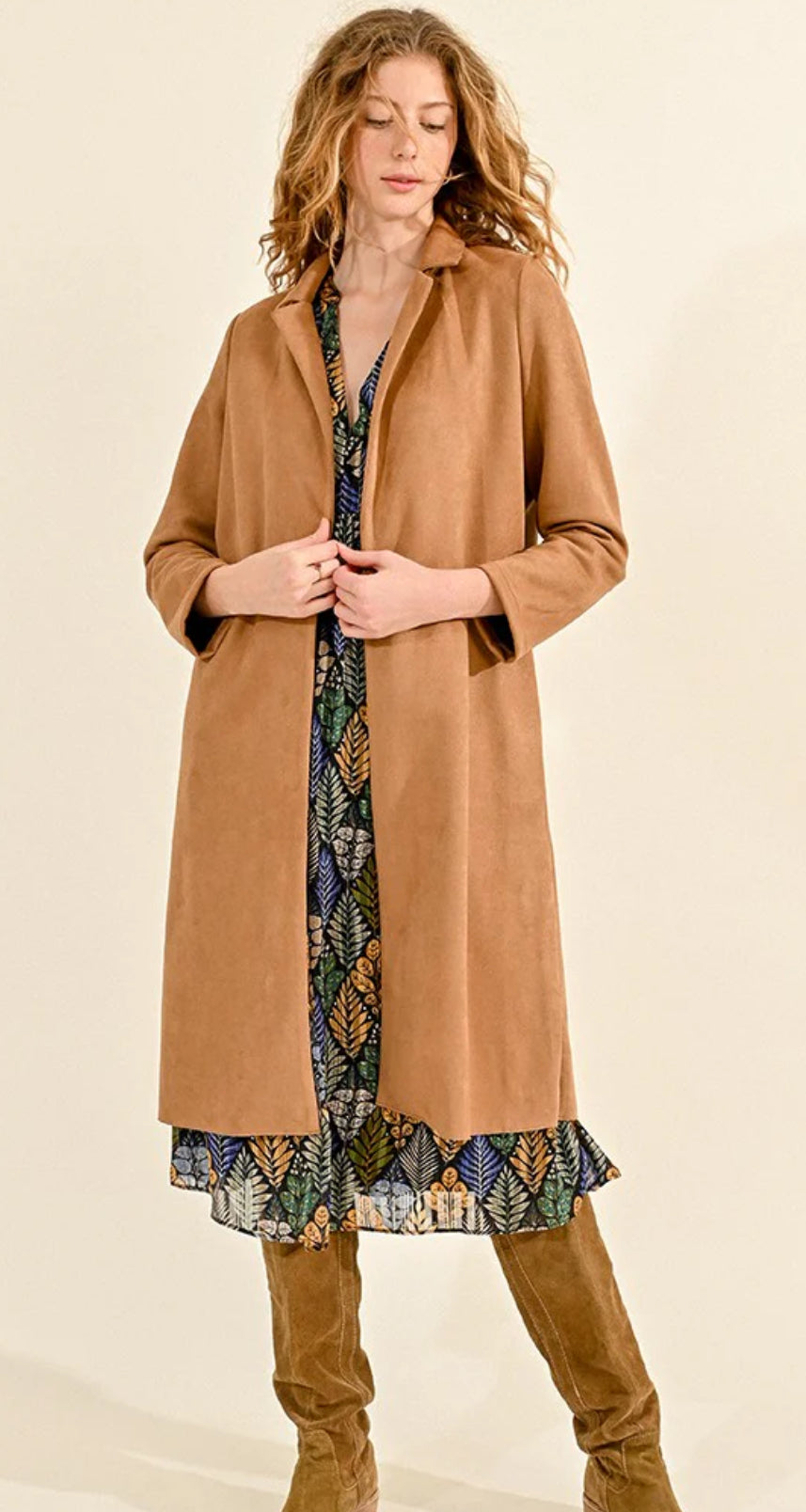 Long Suede Coat