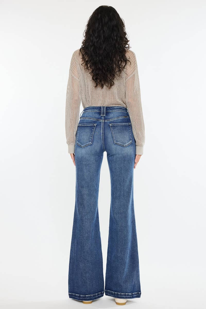 Avonlea High Rise Wide Leg Flare Jeans