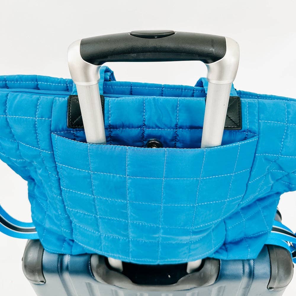 Day Dreamer Quilted Tote Bag: Leopard
