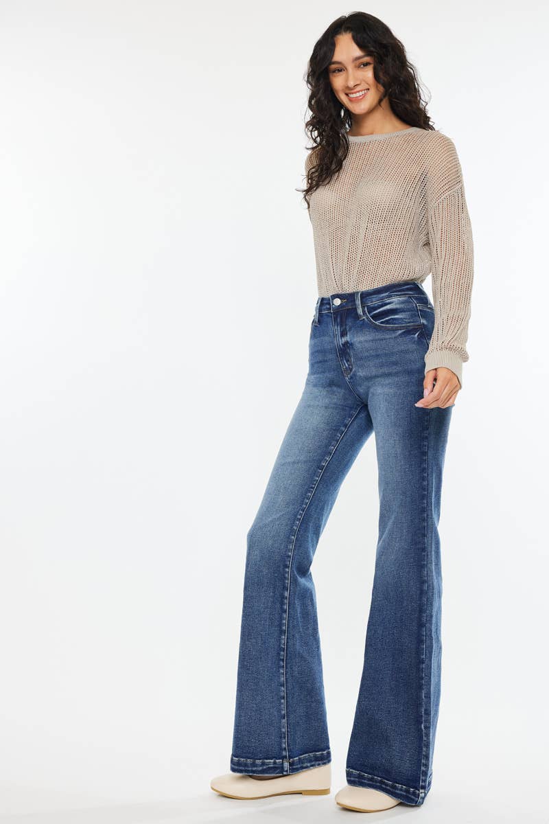 Avonlea High Rise Wide Leg Flare Jeans