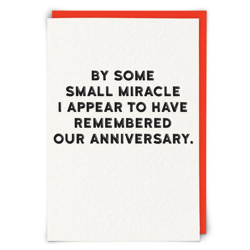 Miracle Greetings Card