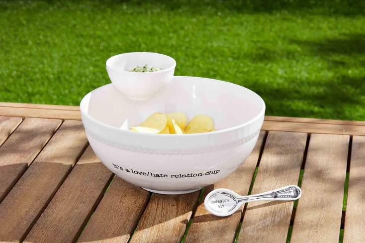 Outdoor Chip & Dip Bowl Set