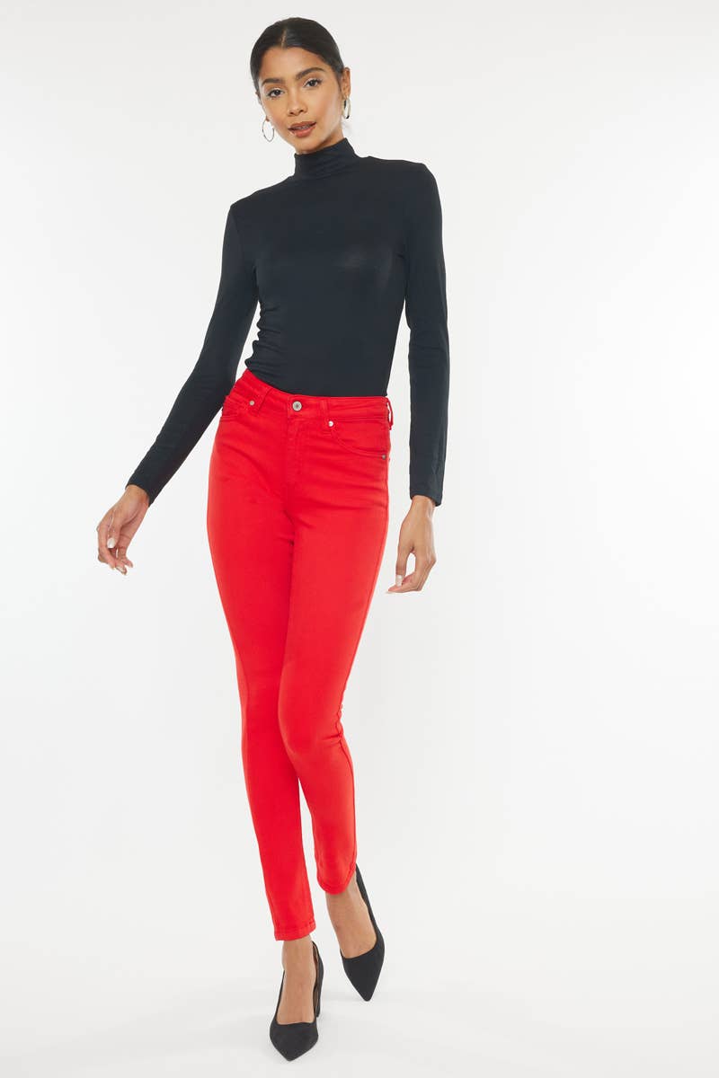 Kancan Red Jeans