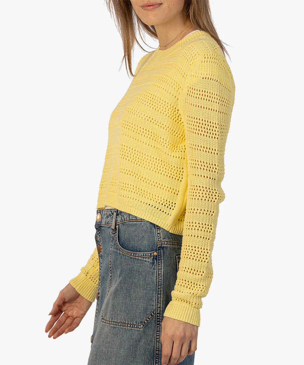 Sunshine Pullover Crop Sweater