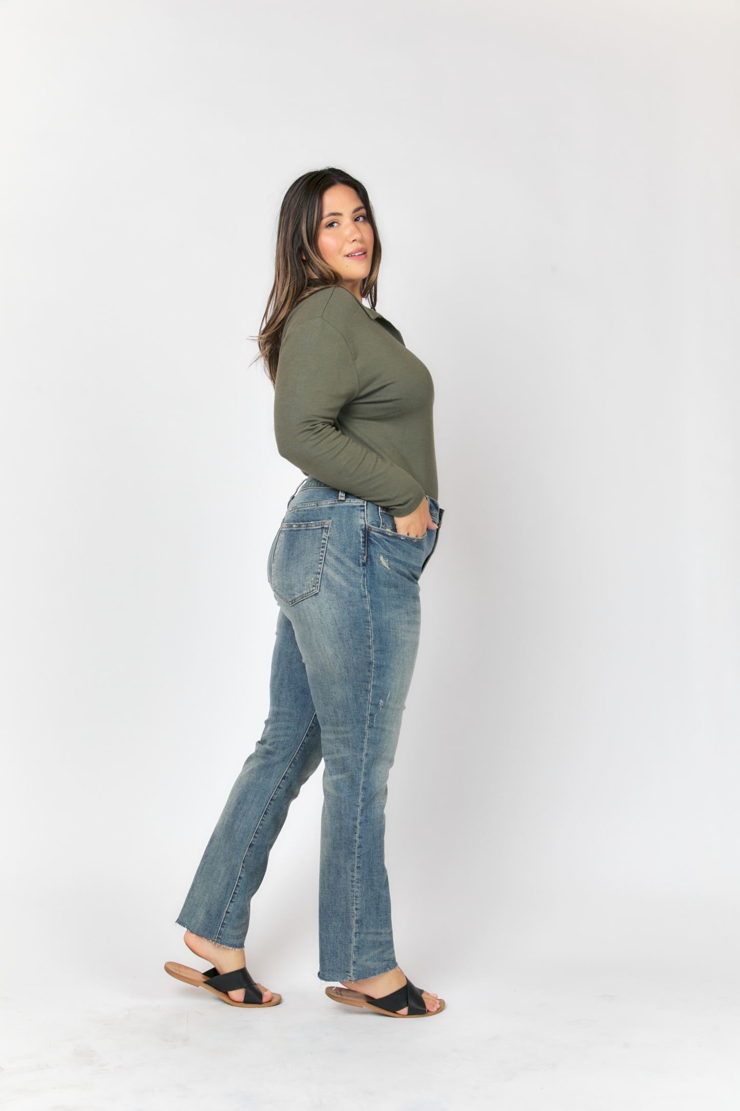 Crosby Mid Rise Relaxed Taper Jean, 4 Year Vintage : Standard