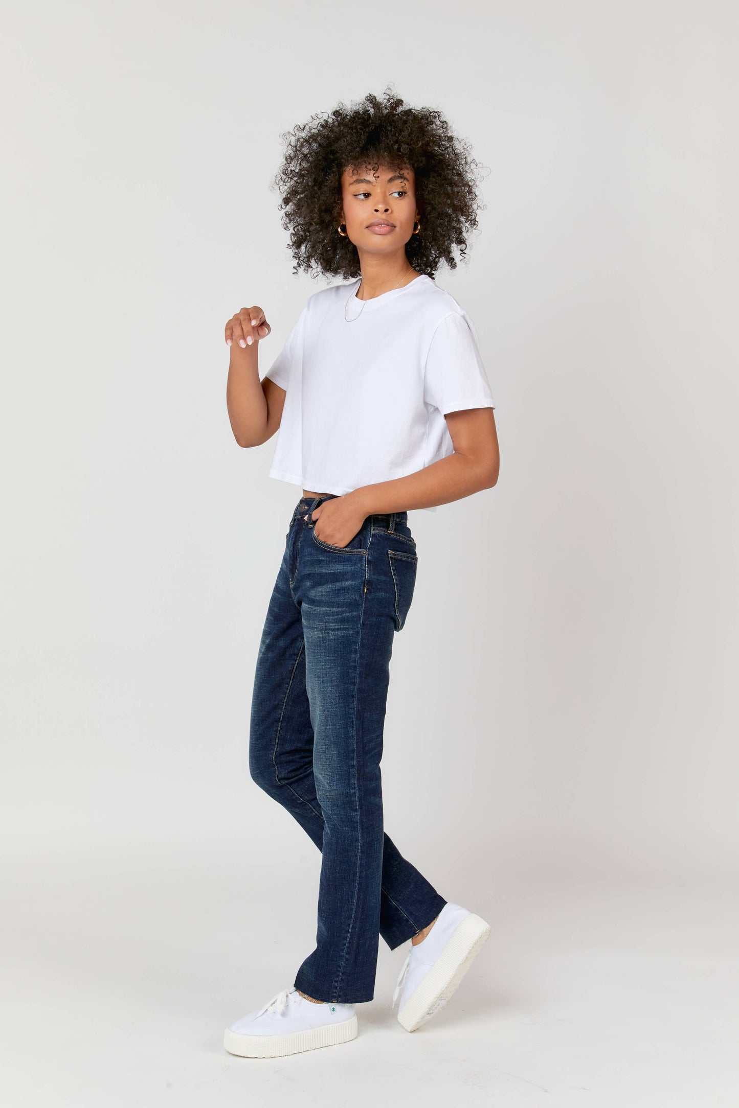 Crosby Mid Rise Relaxed Taper Jean, Ralph : Standard