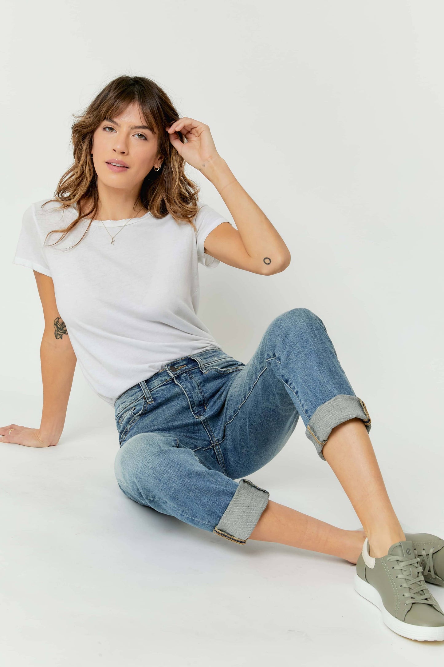 Crosby Mid Rise Relaxed Taper Jean, 4 Year Vintage : Standard