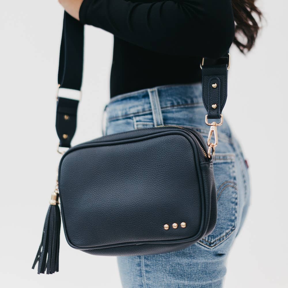 Callie Canvas Adjustable STRAP: Navy JUST THE STRAP