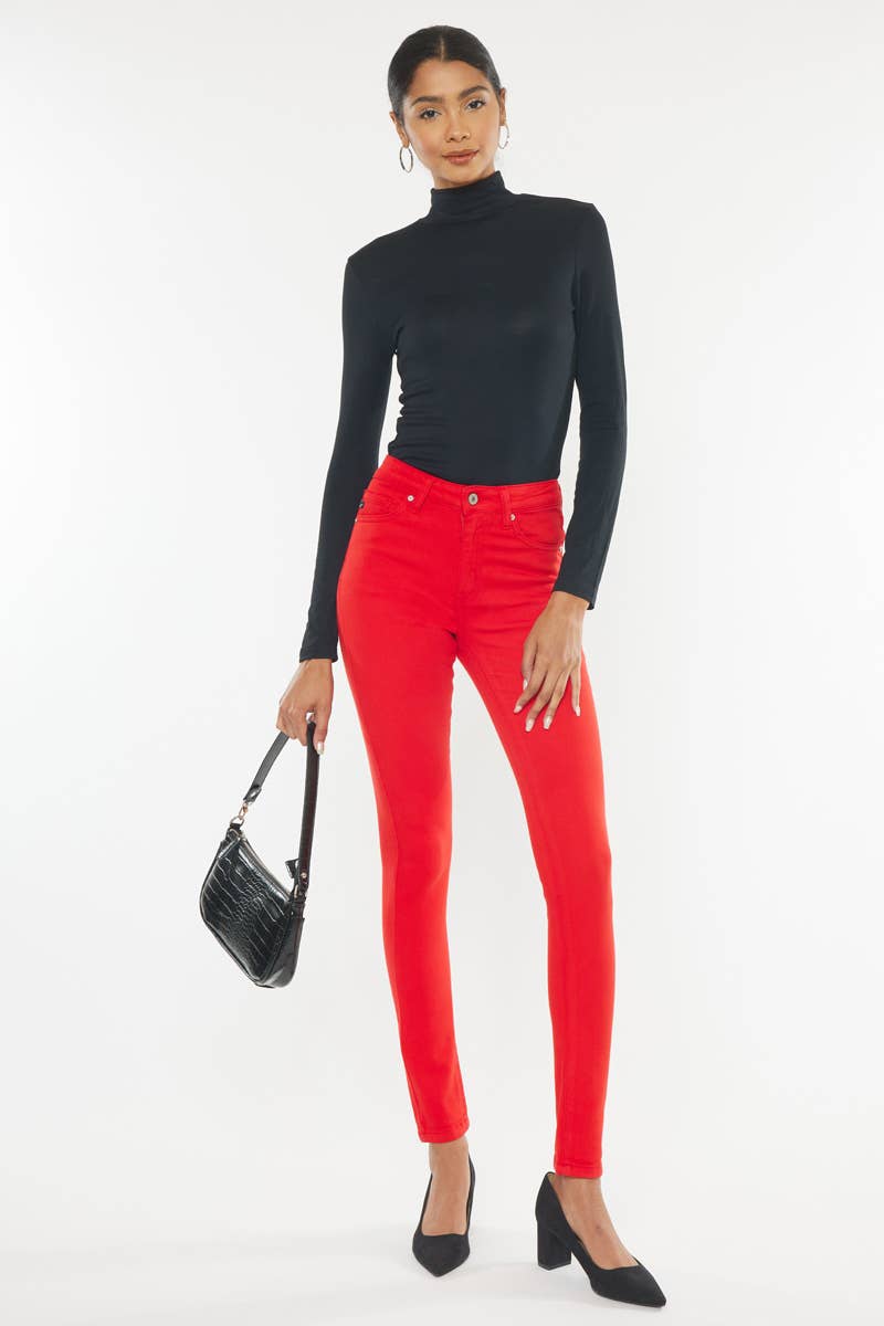 Kancan Red Jeans