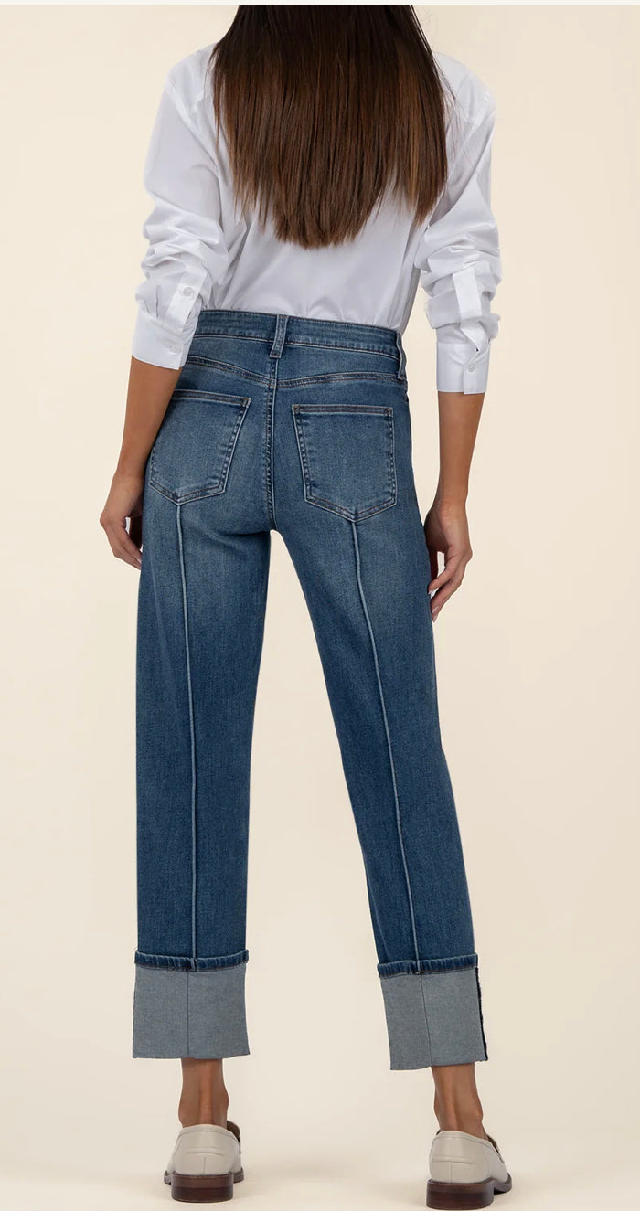 Kut from the Kloth Fay High Rise Straight Leg Jeans