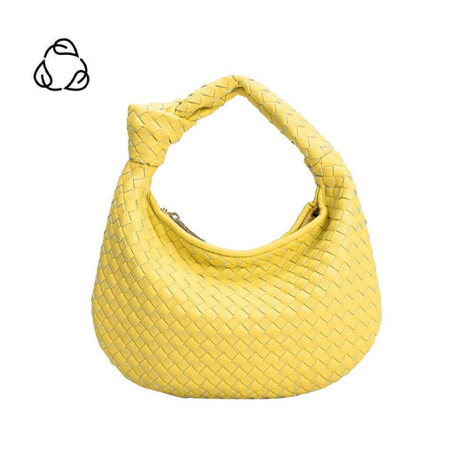 Drew Small Yellow Recycled Vegan Top Handle Bag