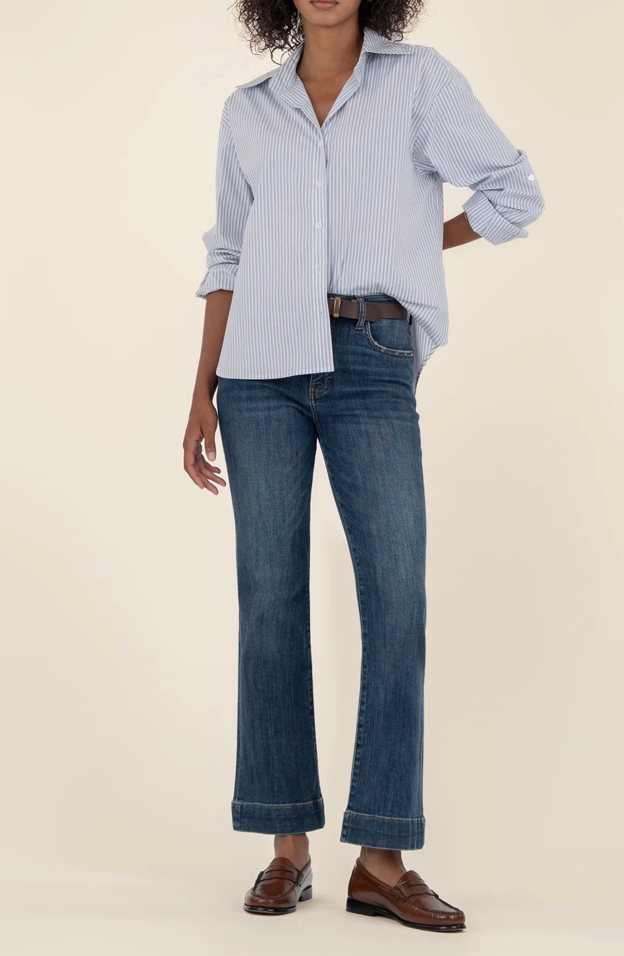Kut from the Kloth Kelsey High Rise Ankle Flare Jeans