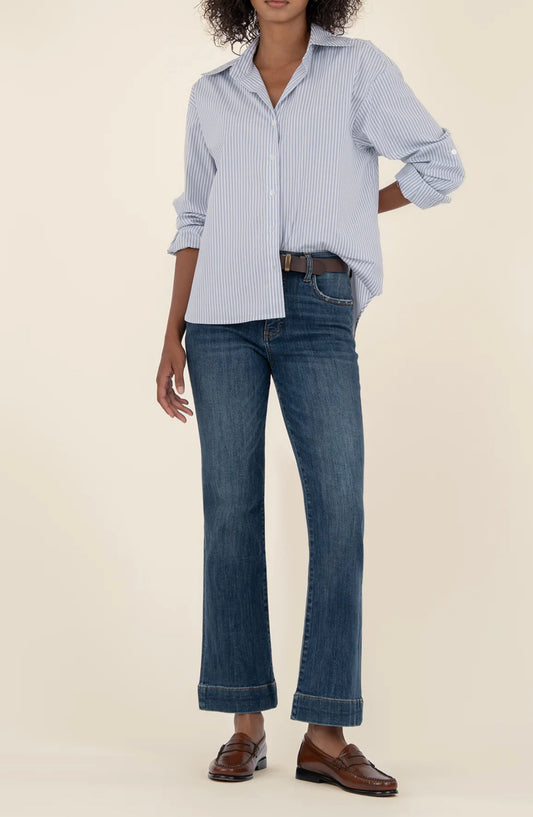 Kut from the Kloth Kelsey High Rise Ankle Flare Jeans