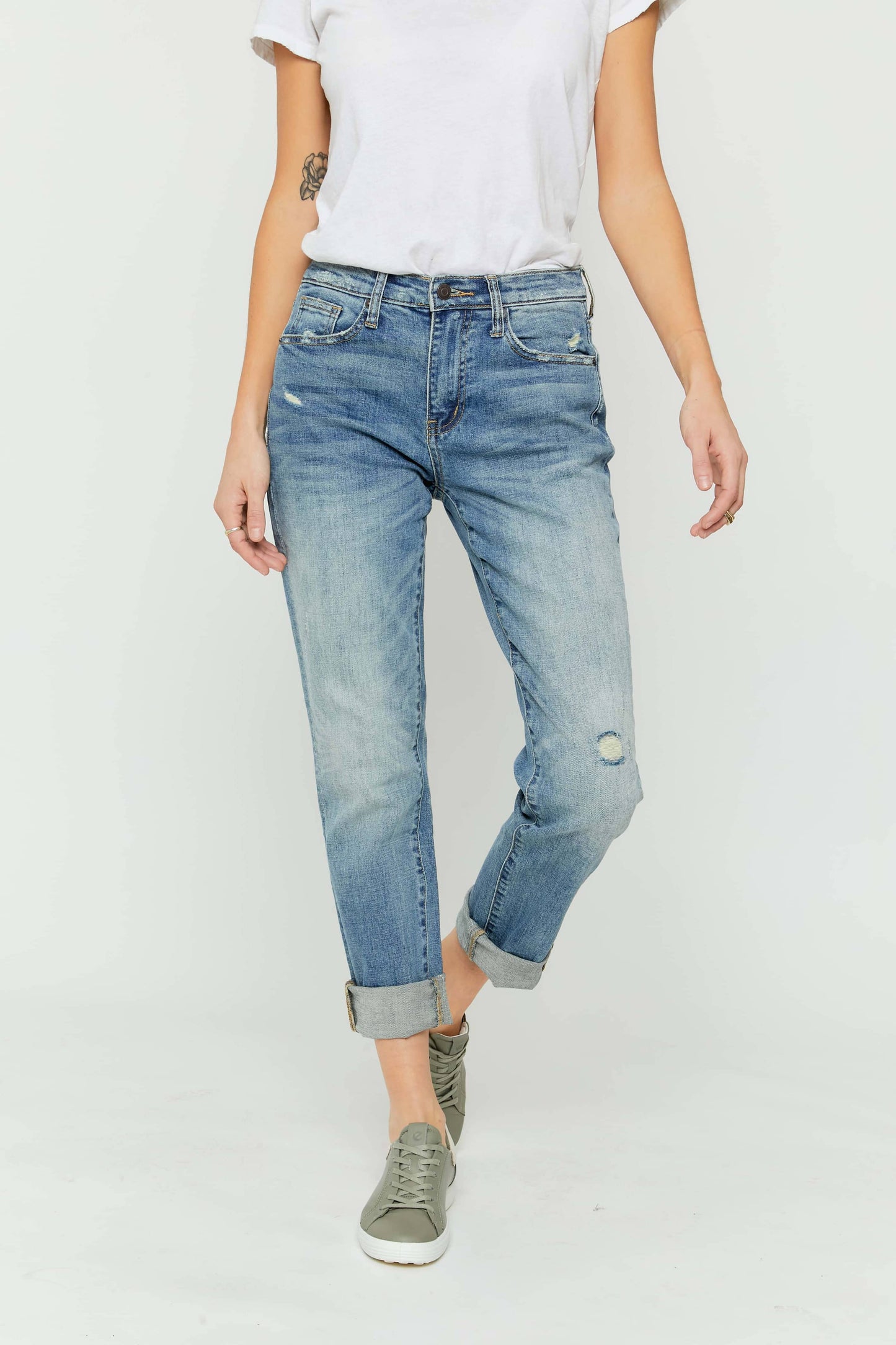 Crosby Mid Rise Relaxed Taper Jean, 4 Year Vintage : Standard
