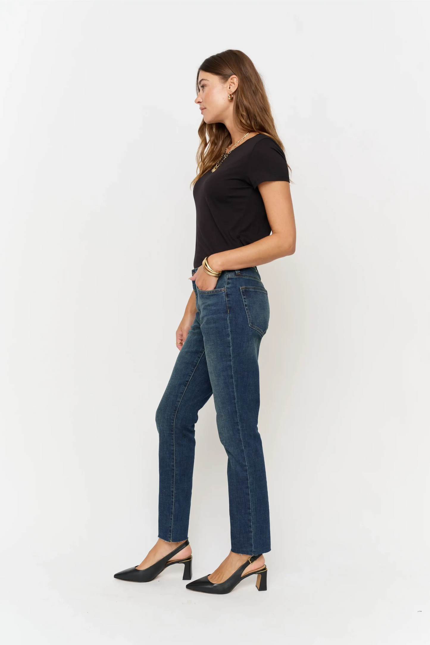 Crosby Mid Rise Relaxed Taper Jean, Ralph : Standard