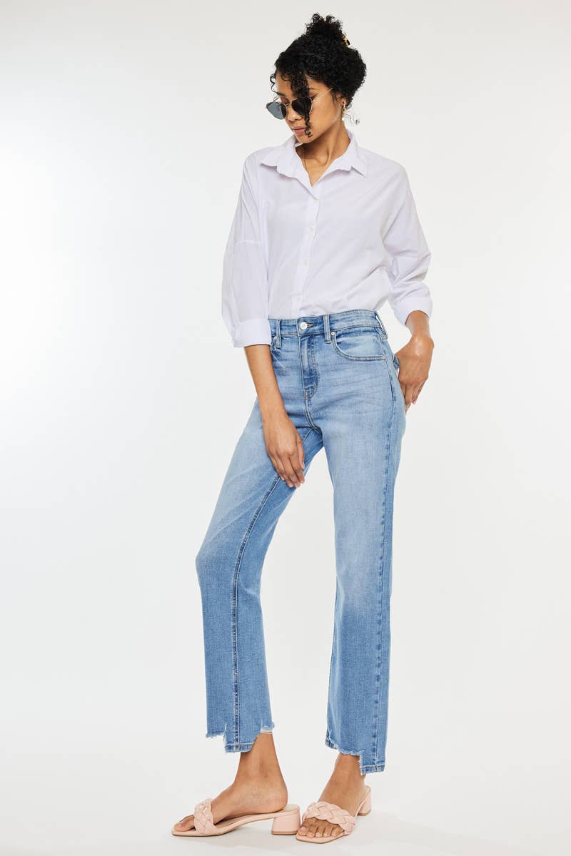 Breanne High Rise Straight Jeans