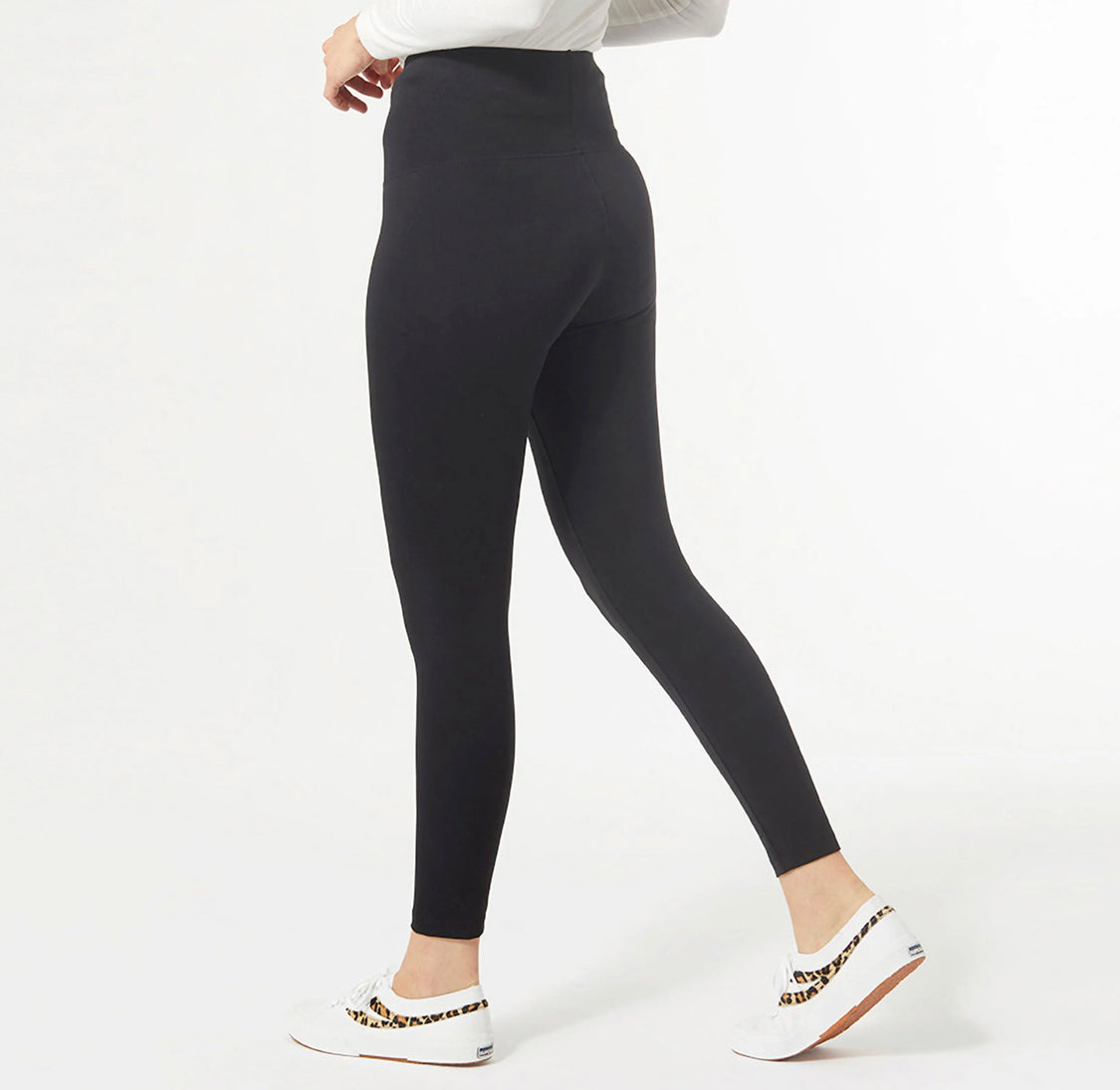 OMG Wide Waistband Leggings - Black