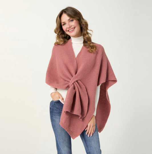 ELLORY PULL THRU WRAP-CANYON ROSE