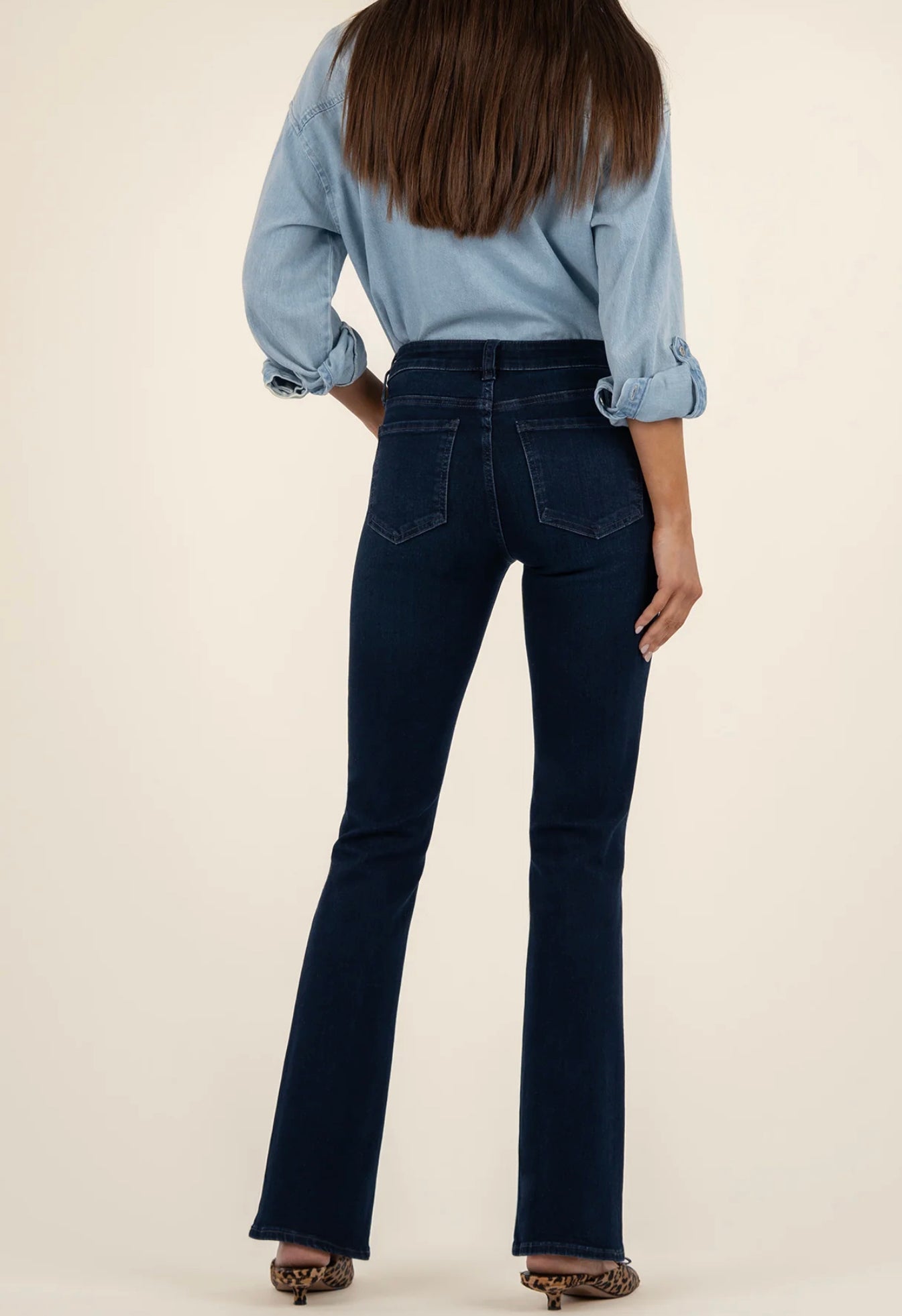 Kut from the Kloth Natalie Mid Rise Flare Bootcut Jeans