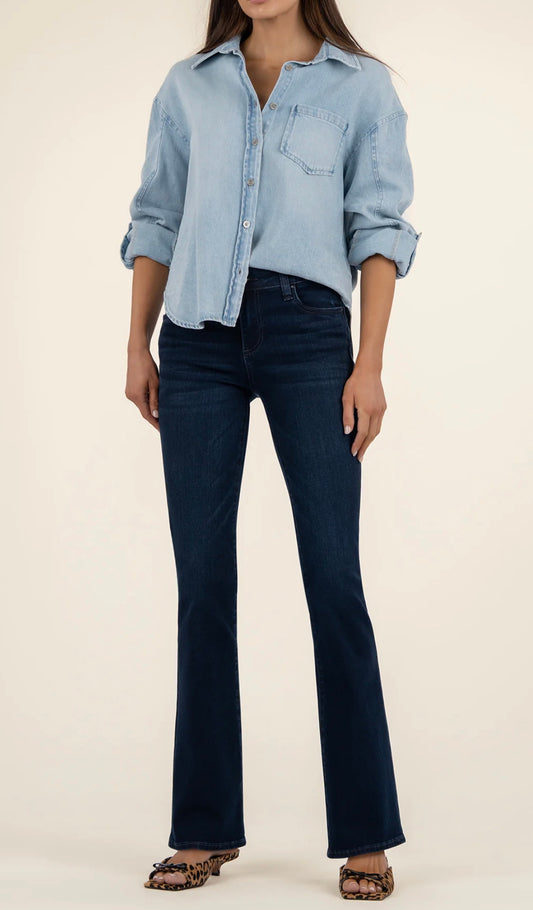Kut from the Kloth Natalie Mid Rise Flare Bootcut Jeans