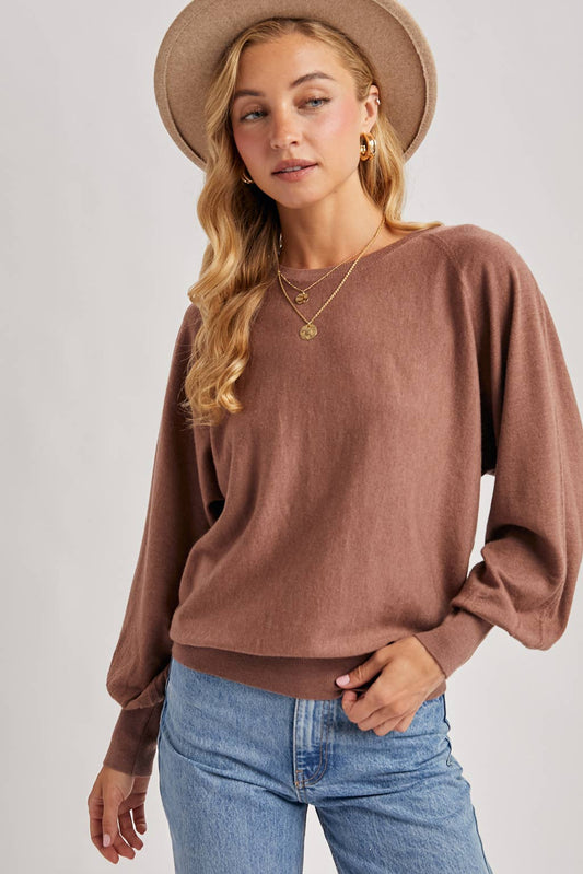 LIGHTWEIGHT KNIT SWEATER PULLOVER
