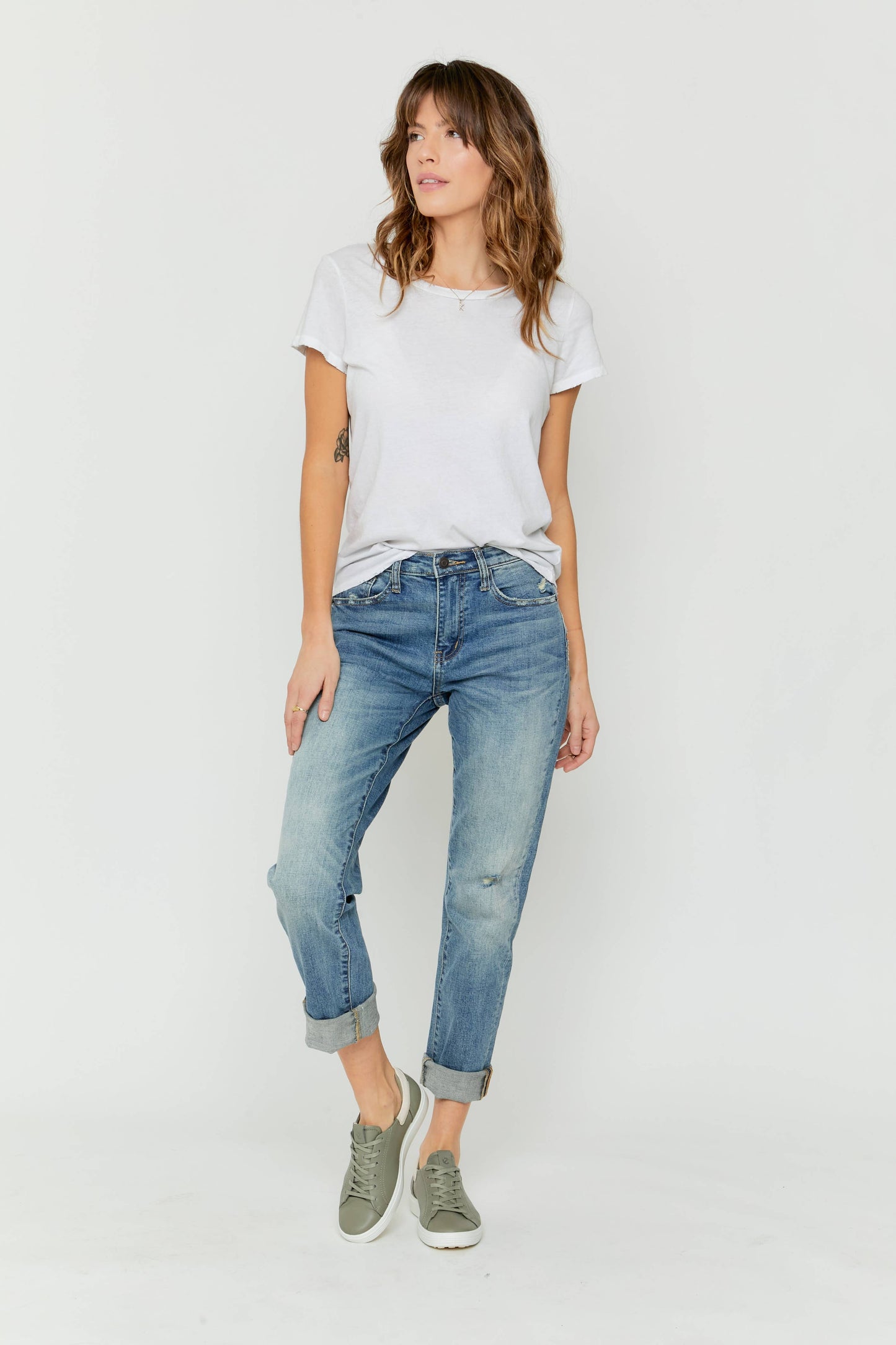 Crosby Mid Rise Relaxed Taper Jean, 4 Year Vintage : Standard