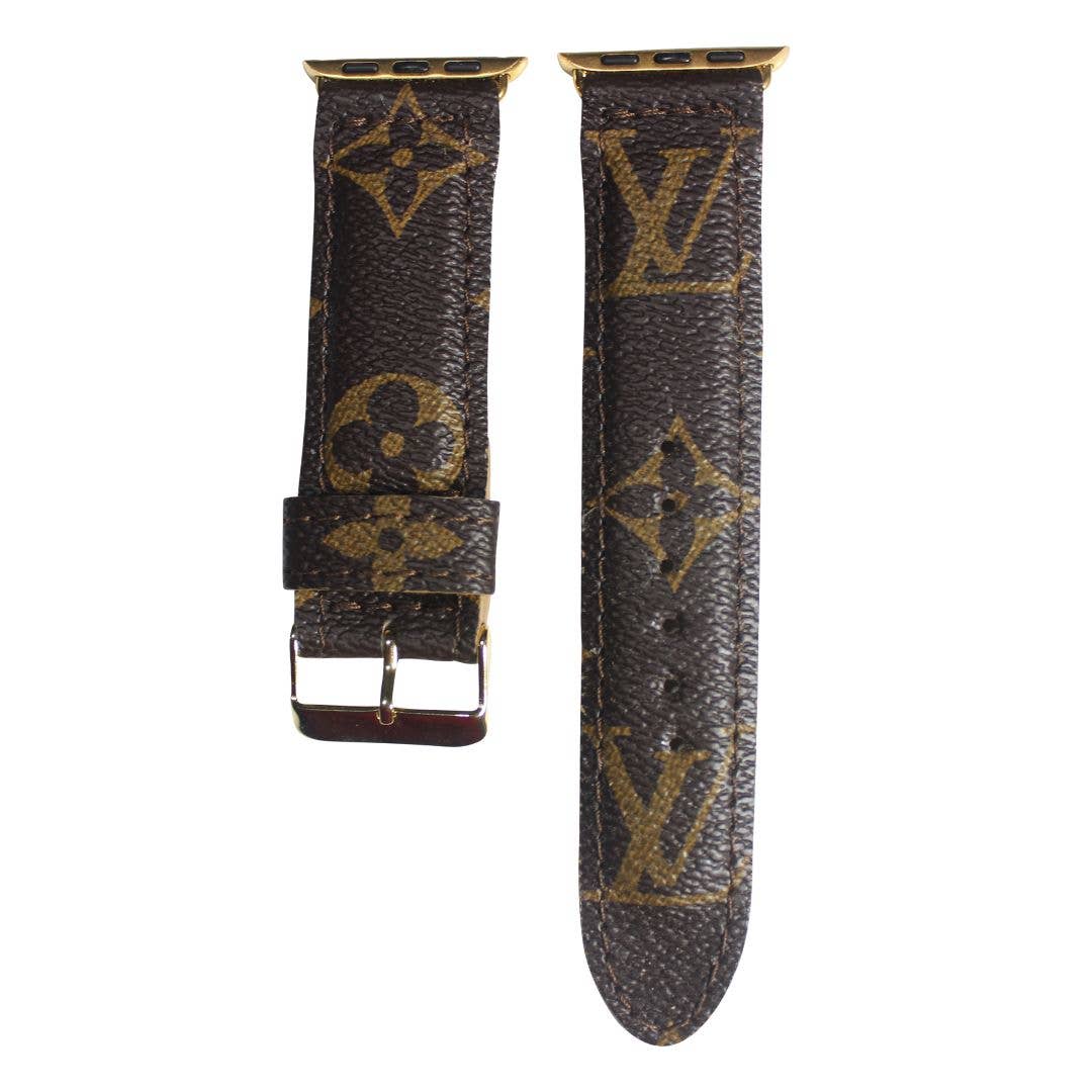 Upcycled  Louis Vuitton  Apple Watch Band
