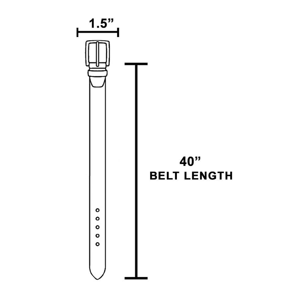 Braided Accent Vegan Leather Belt: GBR