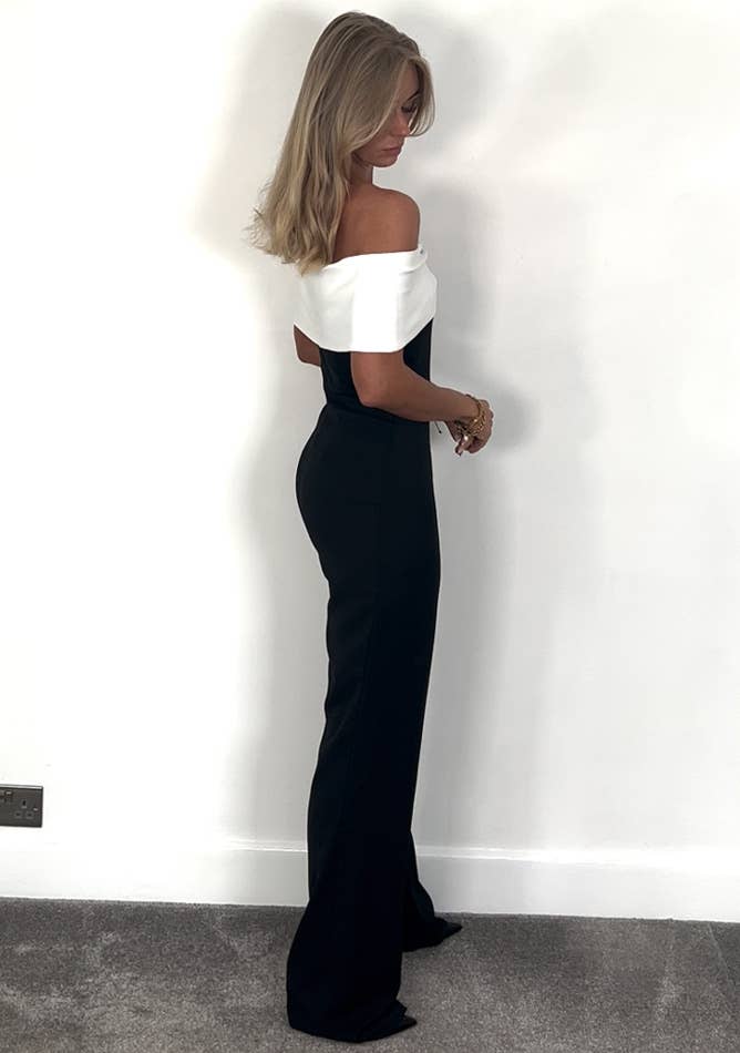 Vesper Lexi Monochrome Jumpsuit: Monochrome