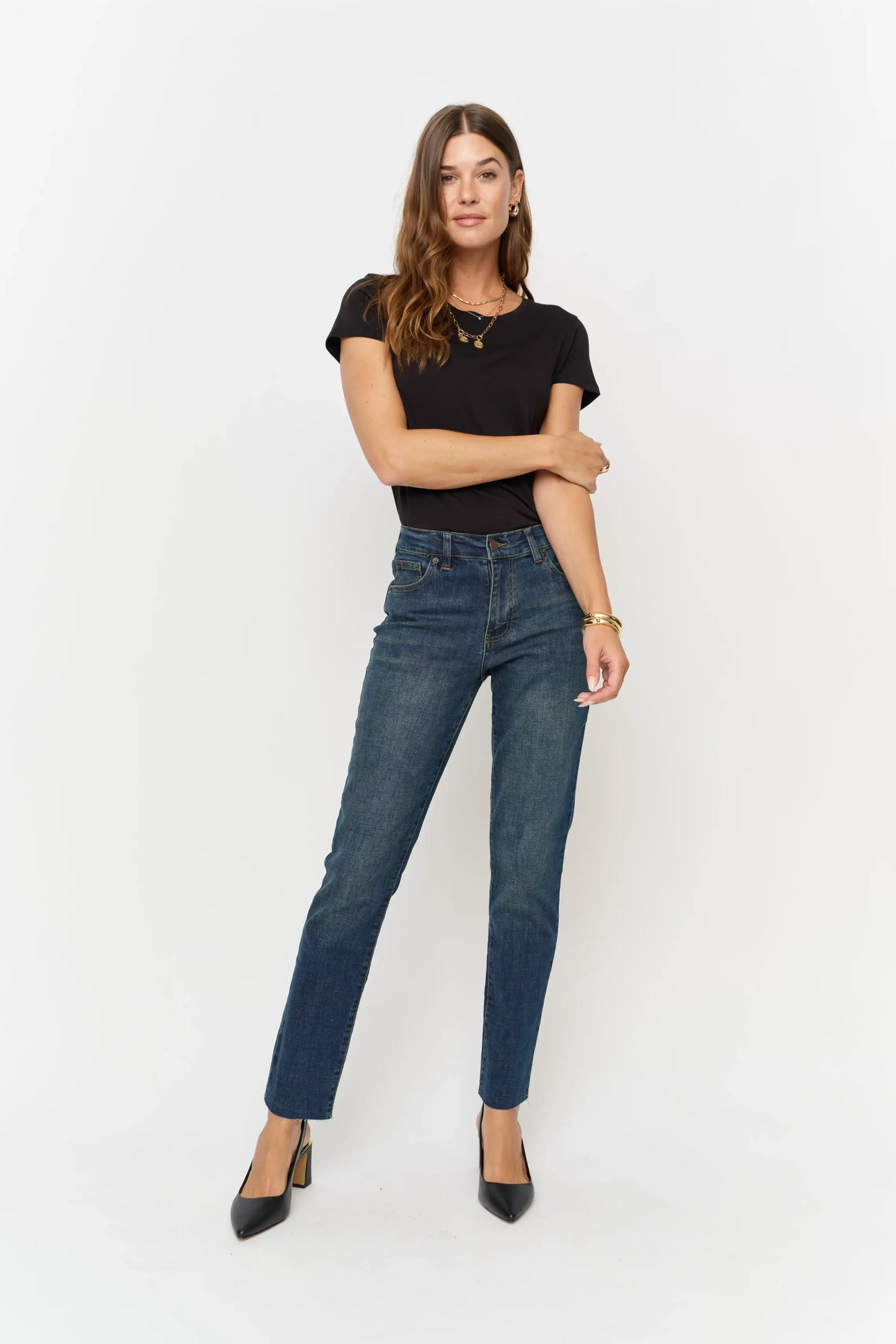 Crosby Mid Rise Relaxed Taper Jean, Ralph : Standard