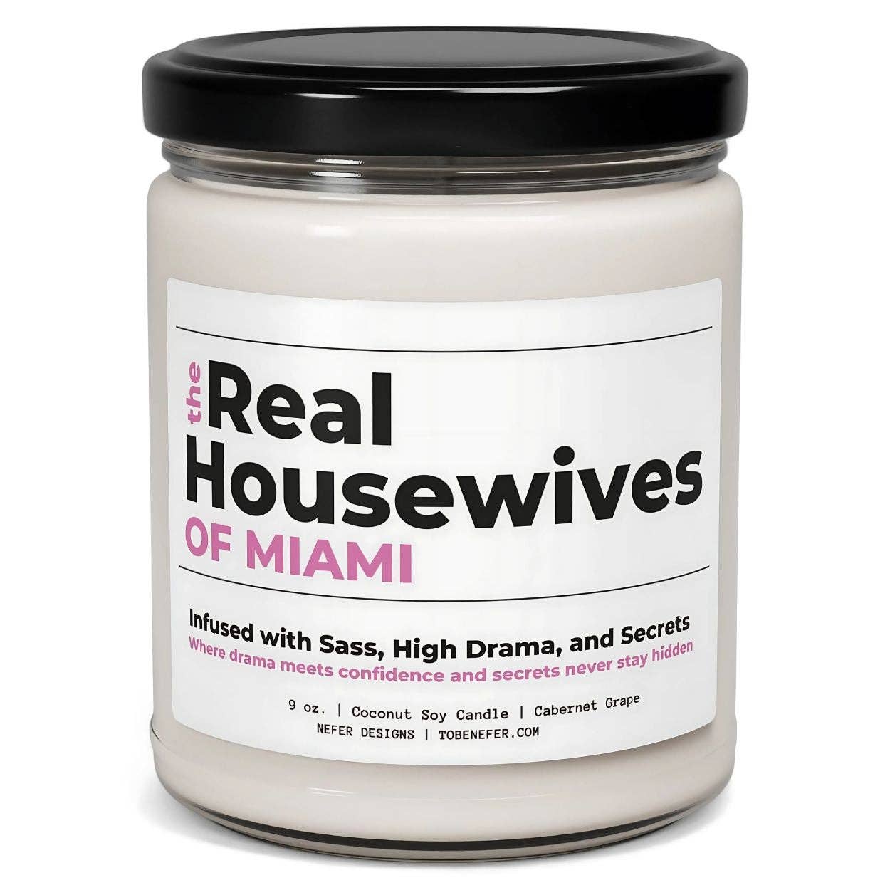 The Real Housewives of North Attleboro Candle: Ocean Breeze