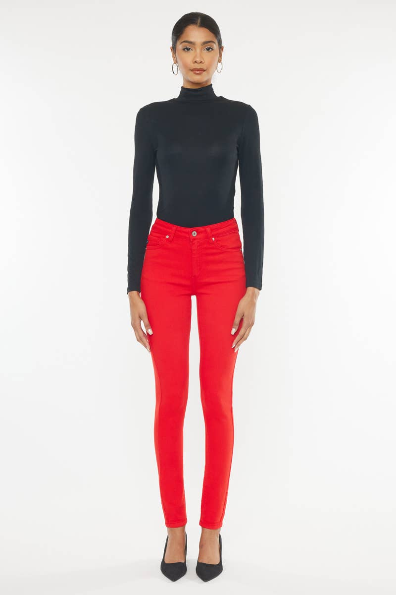 Kancan Red Jeans