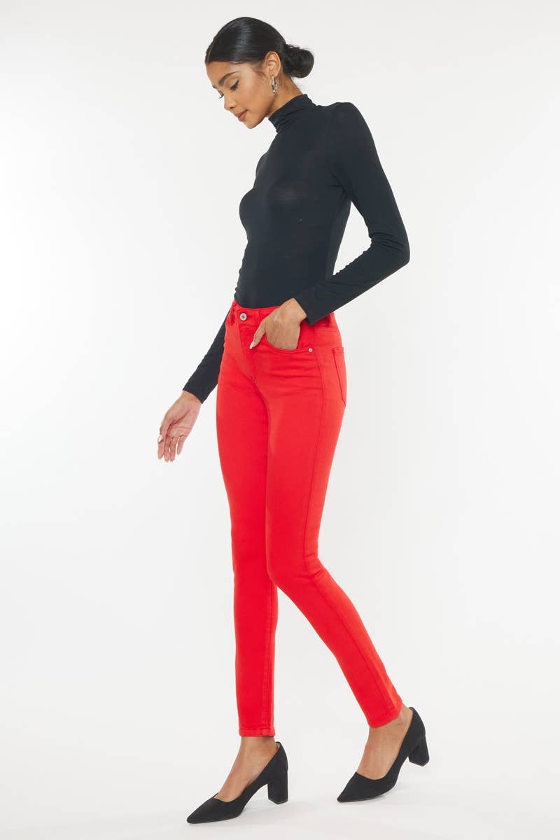Kancan Red Jeans